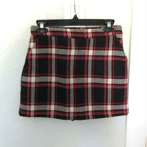 Plaid Mini Skirt